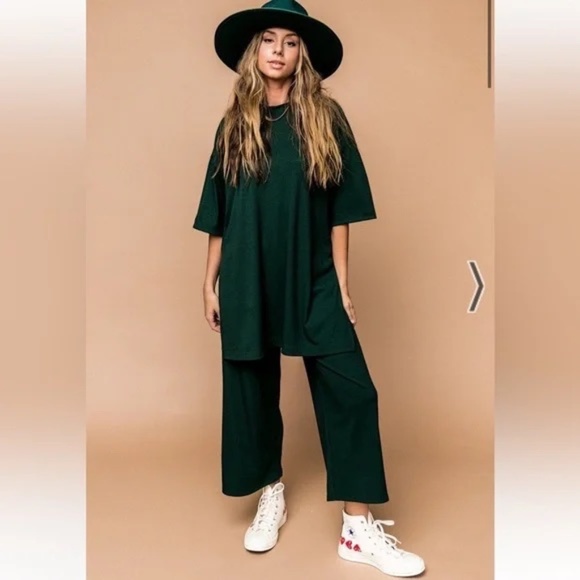 Dressed in LaLa Lex Ribbed Playsuit in Emerald - Size Large - Picture 1 of 10